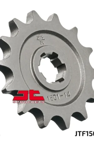 Speciale Aanbieding JT SPROCKETS - FRONT STEEL 14T, 428 - Sprockets - Geschikt voor Kawasaki Klx 140
